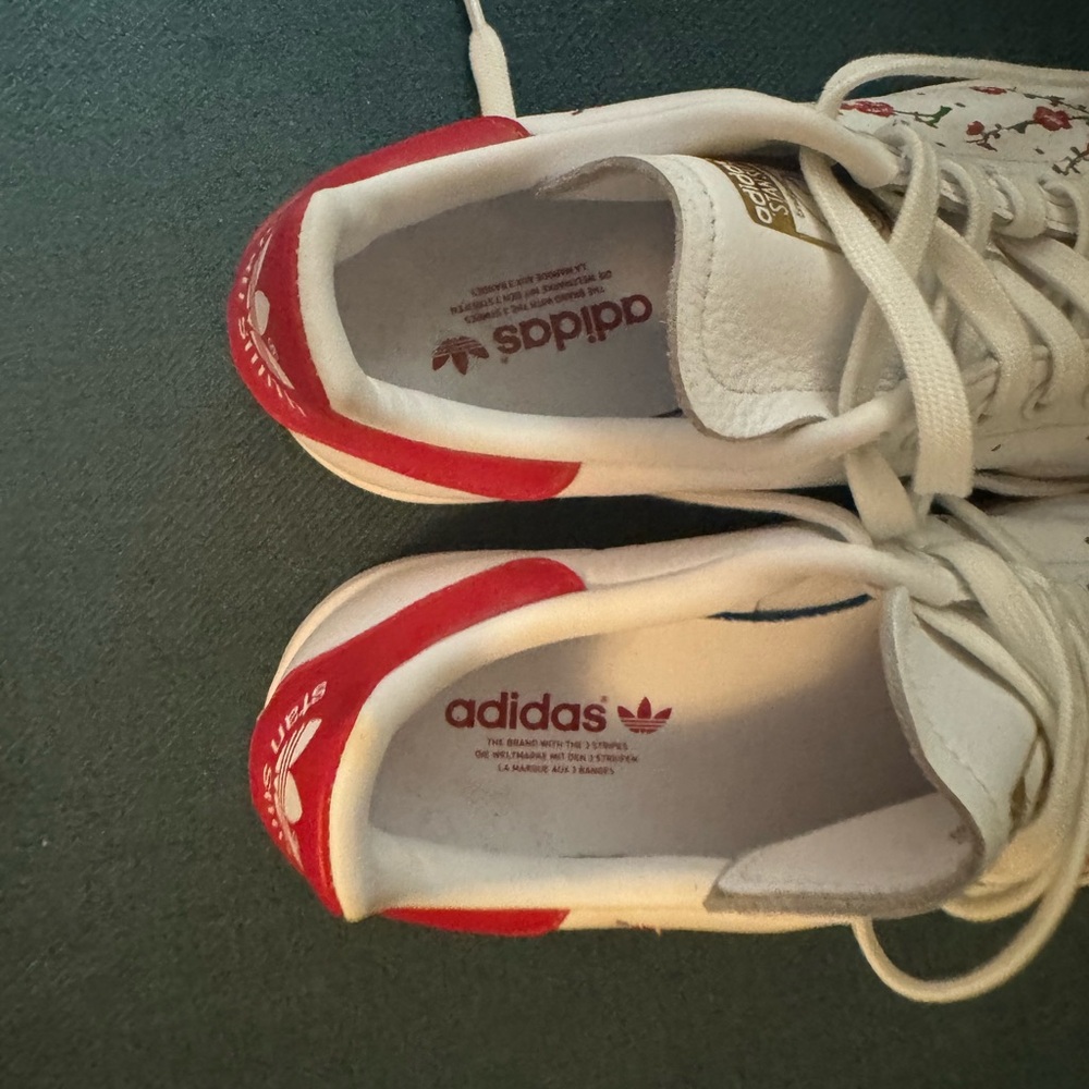 Adidas Cherry Blossom Sakura Stan Smith Sneakers 6.5 - Picture 8 of 14